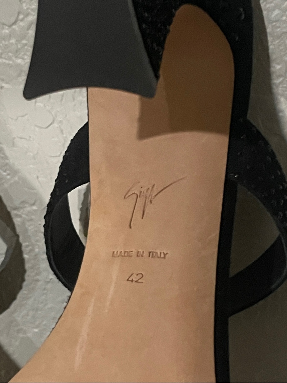 Giuseppe Zanotti Women's Vanilla Crystal Embellished Sandals Size 42 (MSRP $850) - Picture 10 of 11